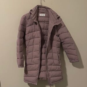 Calvin Klein Women's Dusty Pink Puffer Jacket